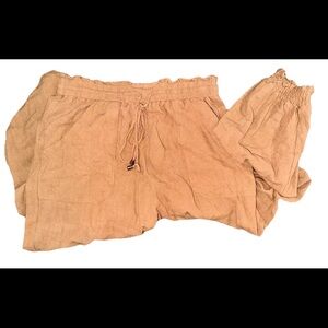 Desert sand-colored joggers